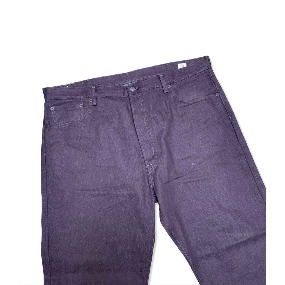 Levi's White Oak Cone Denim 501 Jeans Men's 42x30 Purple Garment Dyed Timberwolf - Picture 3 of 9